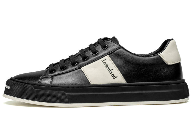 LEAVELAND Abrasion Resistant Low top Skateboard Shoes Men's