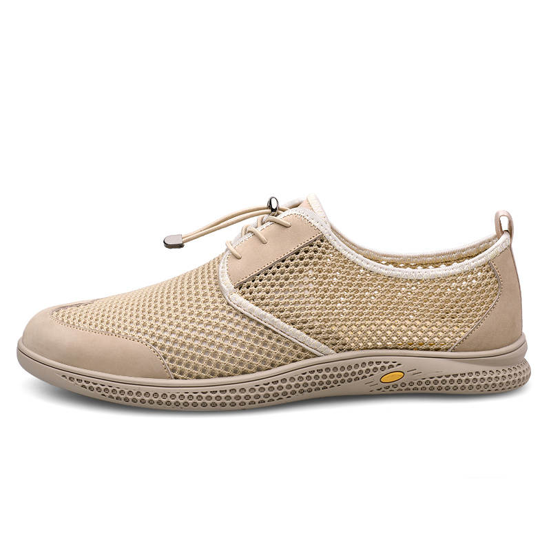 GONGNIULEITING Mesh Breathable Lightweight Breathable And Lightweight Low top Casual Shoes Men's