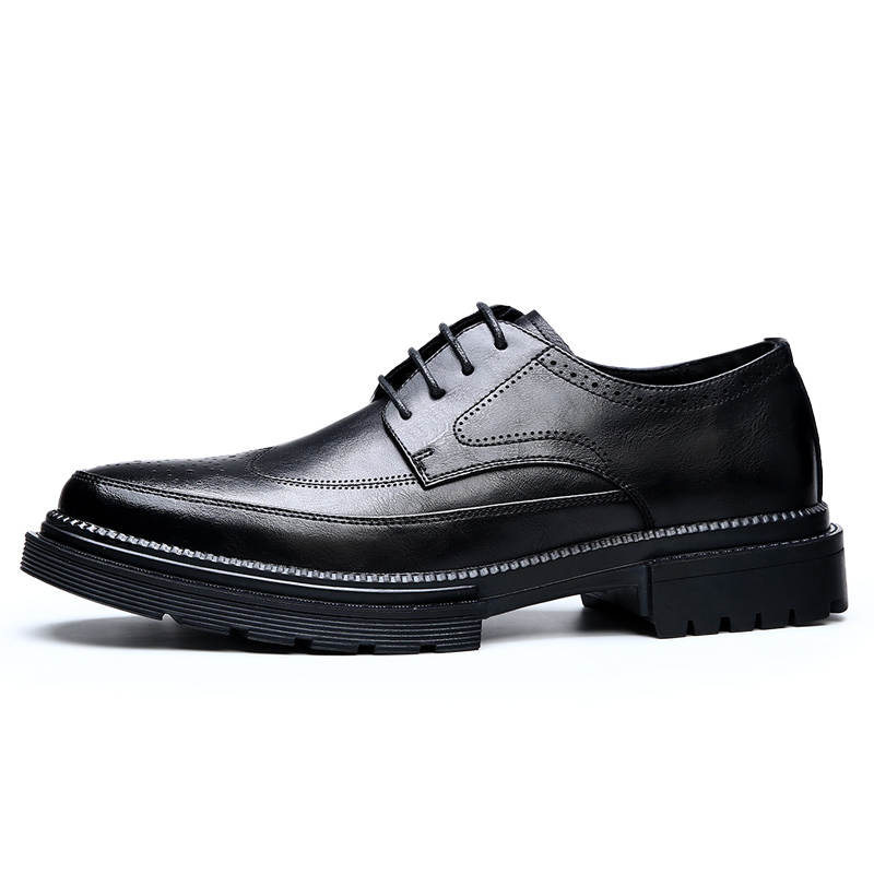 CAOZE Casual Leather Shoes Men's Low Top