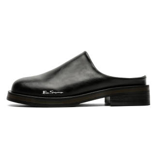 BEN SHERMAN Slip Resistant Closed Toe Slippers Men's Black
