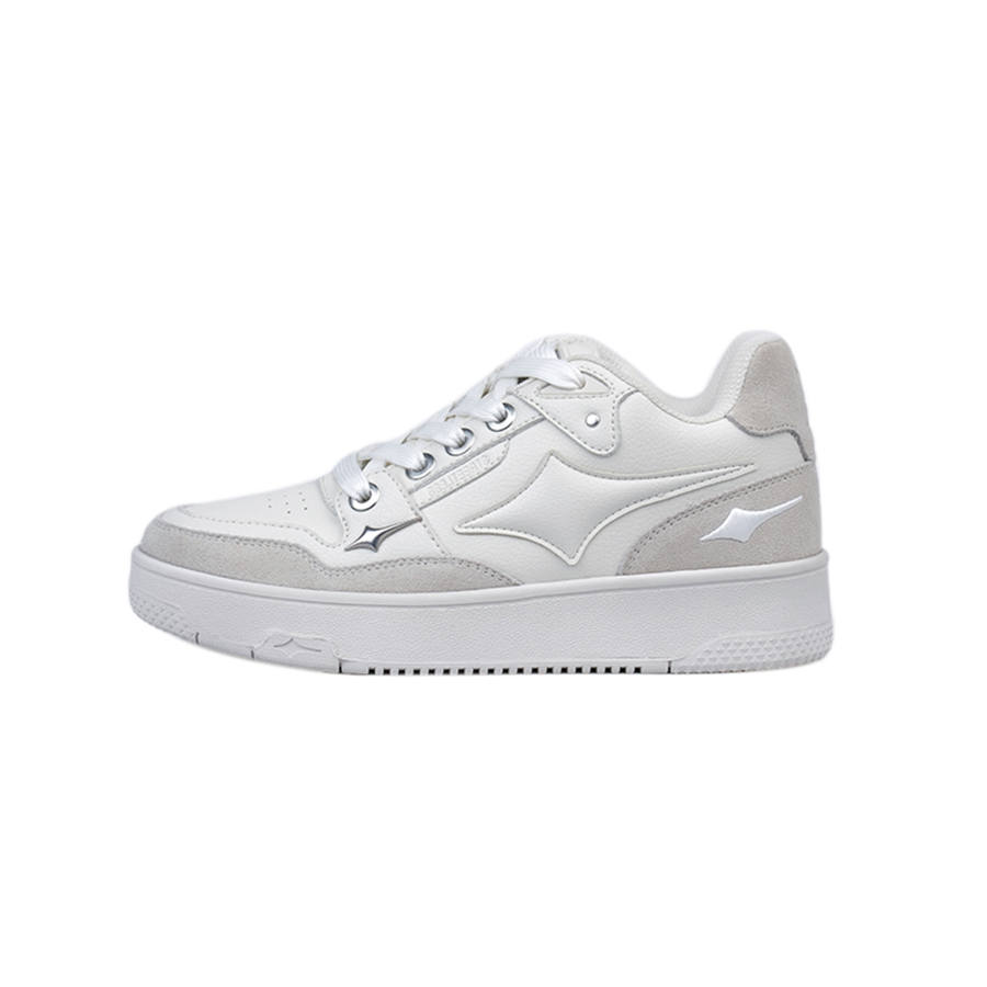 STREETLESS Low top Skateboard Shoes Unisex Gray White