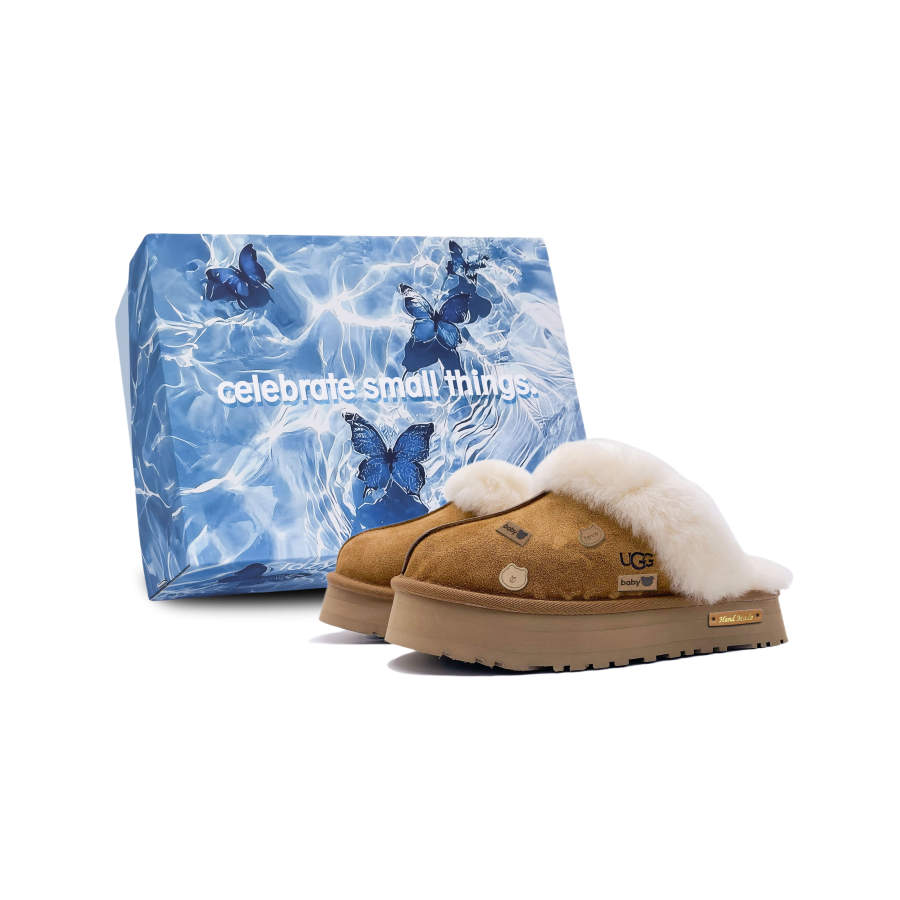 UGG UGG Slip Resistant Closed Toe Slippers Women's Chestnut Brown