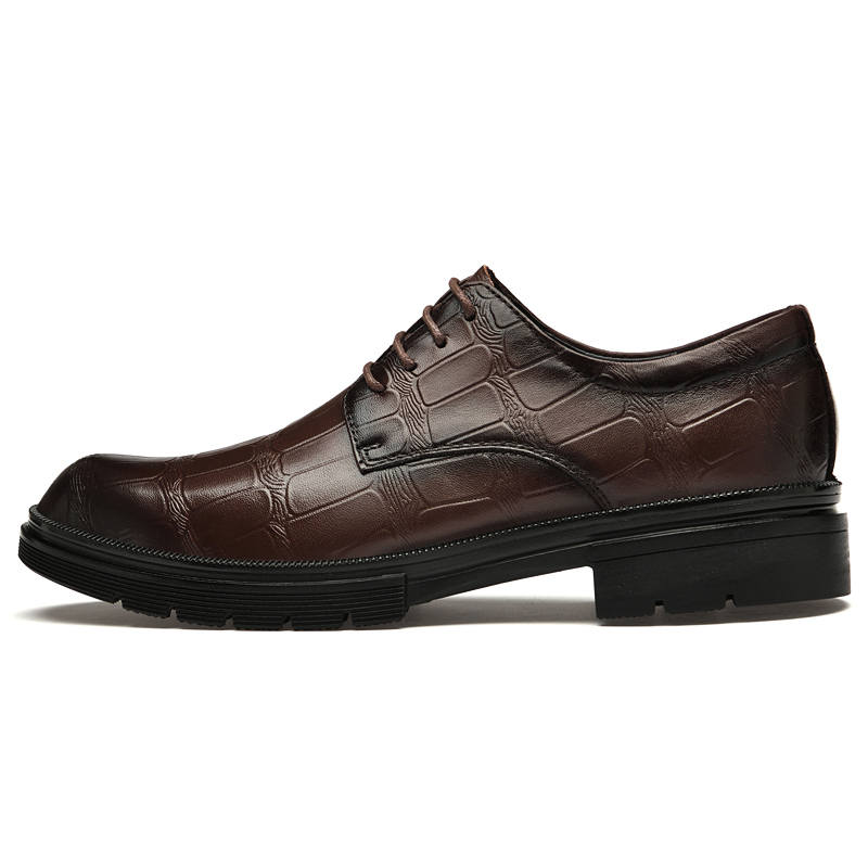 DILIKAN Dress Shoes Men's Low Top Black/Brown