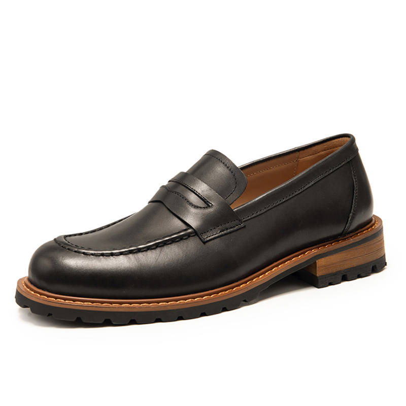 SENJIALUO Loafers Men's Black