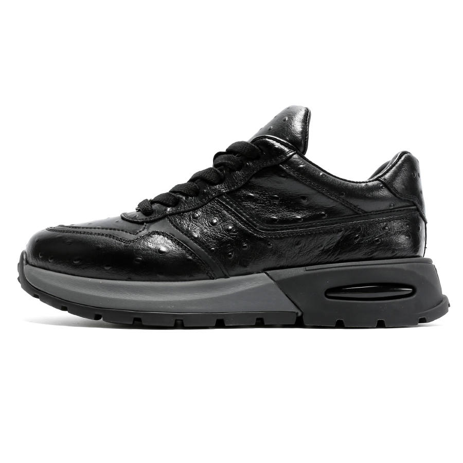 KAIMALONG Cow Leather Slip Resistant Abrasion Resistant Slip Resistant Abrasion Resistant Low top Casual Shoes Men's