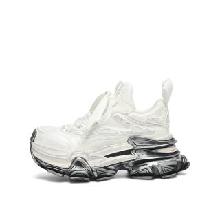 Rosa Bianca Cow Leather Lightweight Height Increasing Lightweight Height Increasing Low top Chunky Sneakers Women's