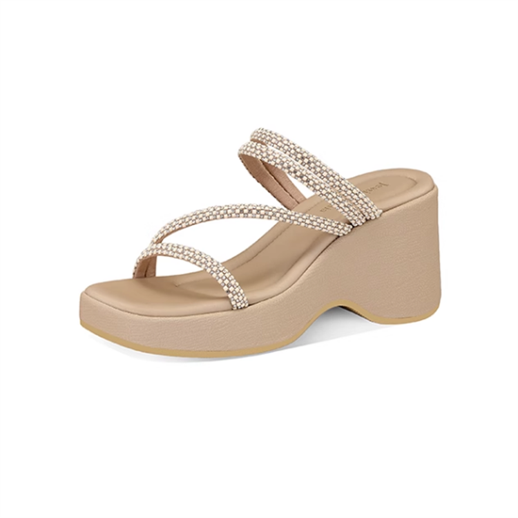 JESSICA SOPHIA PU Polyurethane Slide Slippers Women's
