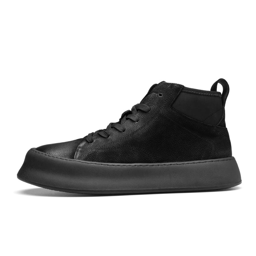 D:FUSE SCANDINAVIA D FUSE SCANDINAVIA Cow Leather Slip Resistant Slip Resistant High top Skateboard Shoes Men's