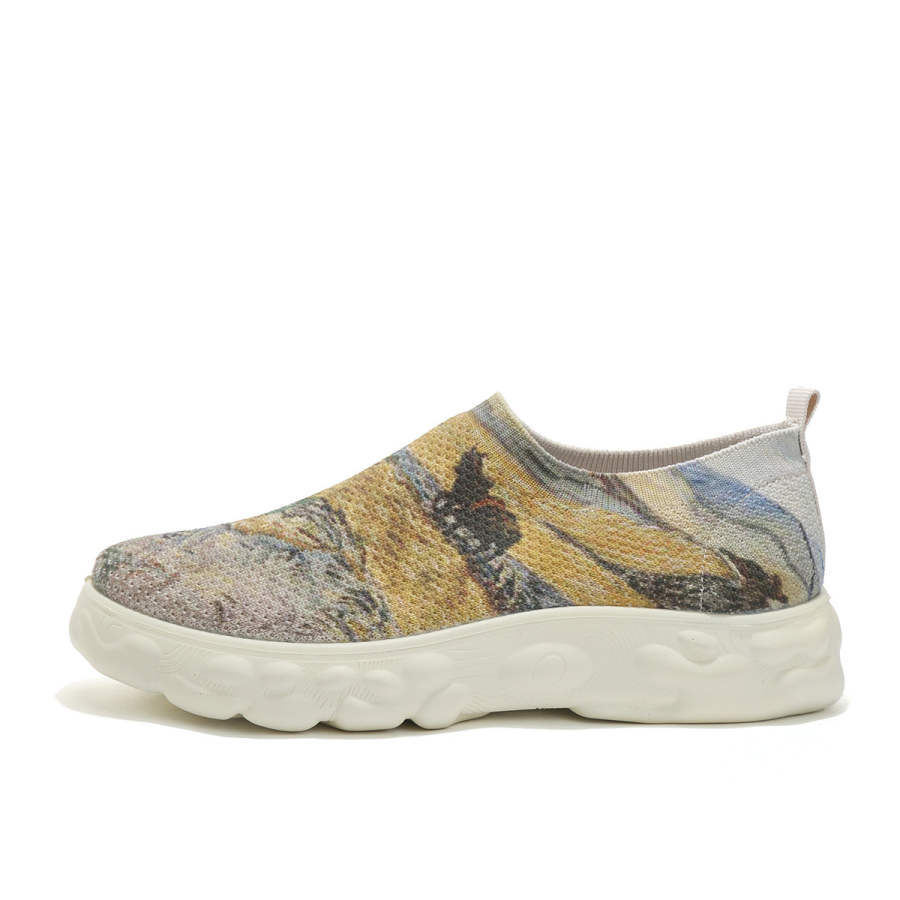 Mulinsen Fabric Breathable And Quick Dry Lightweight Breathable And Quick Dry Lightweight Low top Casual Shoes Women's