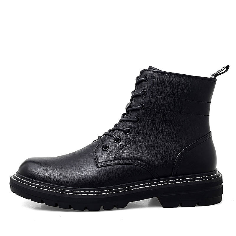 XIBUGONGYANG XIBUGONGYANG Combat Boots Unisex Black