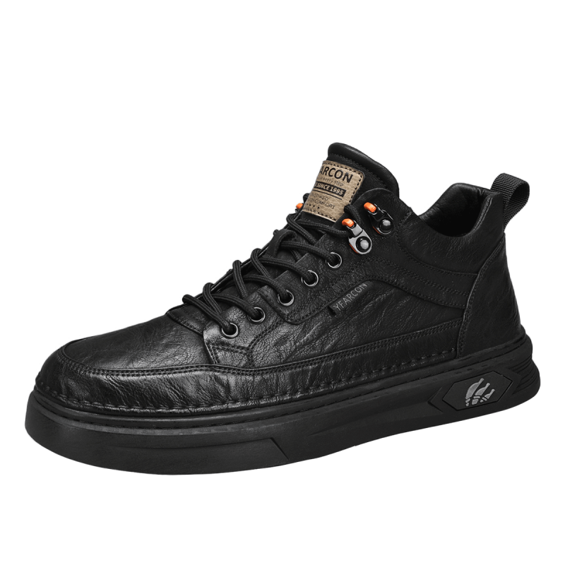 YEARCON Trendy Fashion, Minimalist Style Comfortable, Fleece Lined Low top Skateboard Shoes Men's