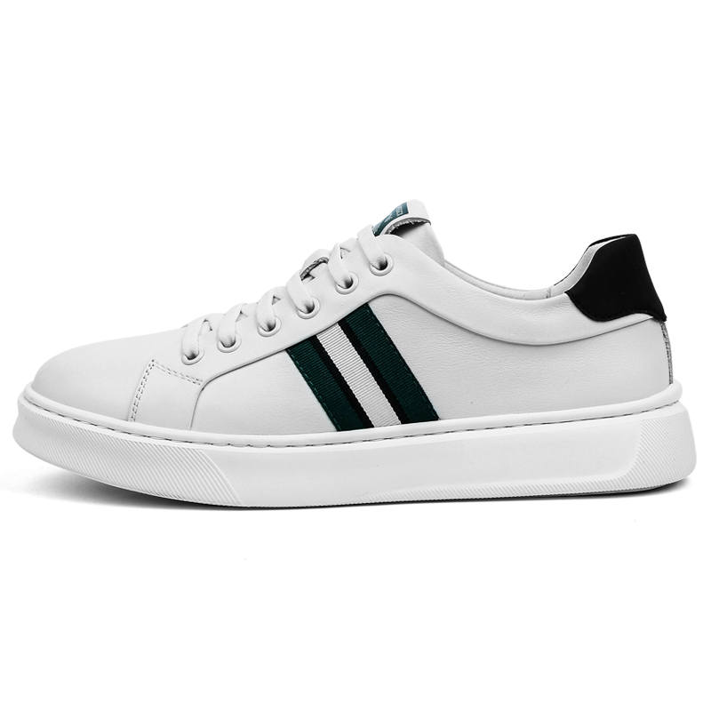PALMPOLO Top Grain Cow Leather Low top Skateboard Shoes Men's