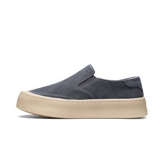 PARDASAUL Cow Split Leather Men's Casual Shoes Men's Dark Gray