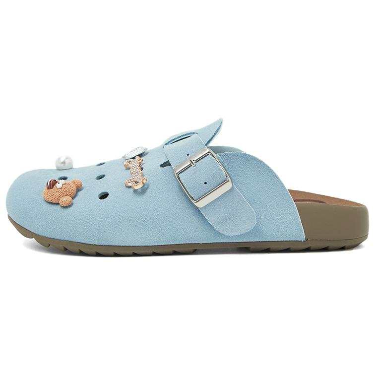 COMELY Rubber Sole Slip Resistant Closed Toe Slippers Women's