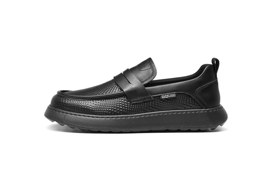 HLA Men's Casual Shoes Men's Low Top Black