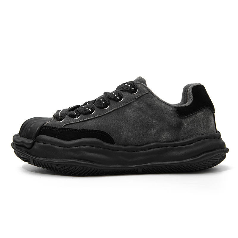 Flange Bullo Cow Suede Low top Casual Shoes Unisex Washed Water