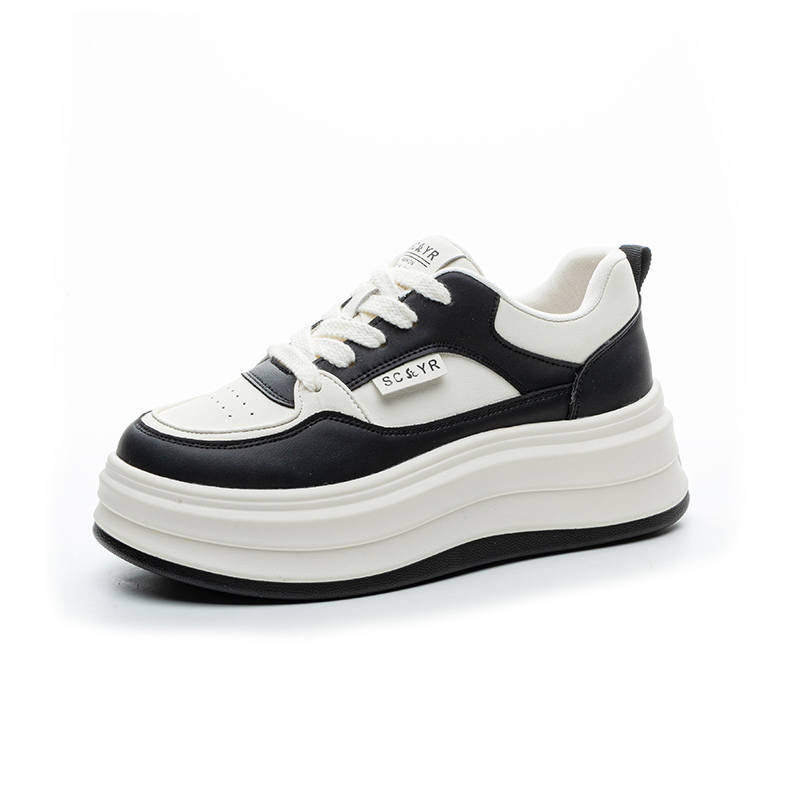 WEIMEIZHIMI Microfiber Leather Height Increasing Height Increasing Low top Casual Shoes Women's