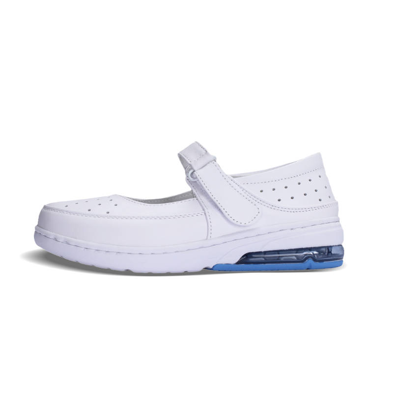FEIYING Cherry Blossoms Loafers Women's White