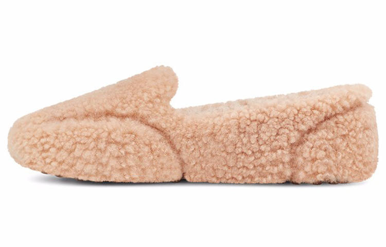 UGG UGG Hailey Fluff Loafer Slip On 'Pink Peach' Women's