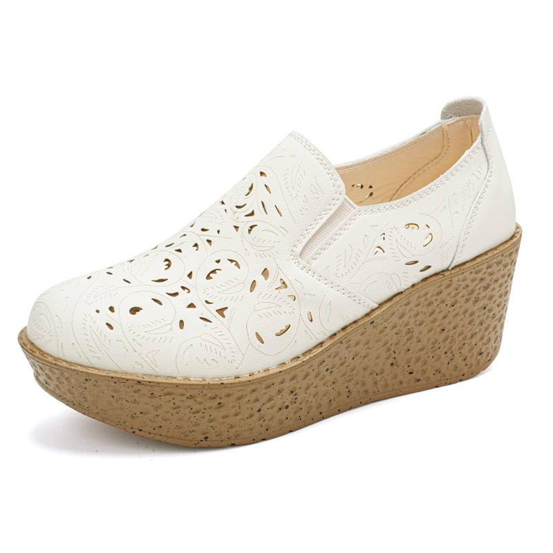 Reivantix Reivanti Microfiber Leather Casual Shoes Women's Beige