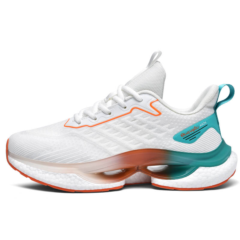 Devanro Devanro Mesh Cushioning Lightweight Reflective Cushioning Lightweight Reflective Low top Running Shoes Men's