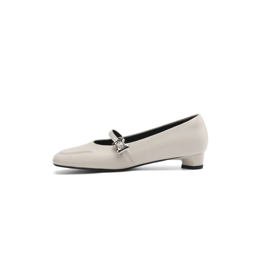 Millies MILLIE'S Cow Leather Block Heel Mary Jane Shoes Women's