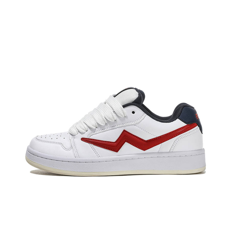 FERW FERW Red Blue Mismatched Microfiber Leather Coverage Height Increasing Breathable Slip Resistant Moisture Wicking