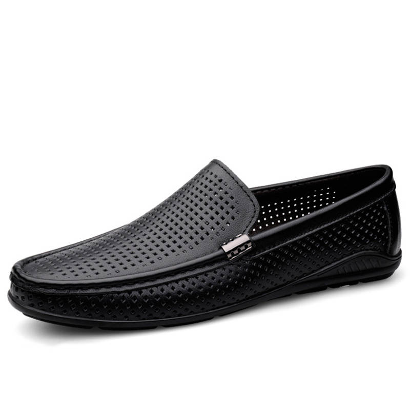 Devanro Devanro Top Grain Cow Leather Casual Shoes Men's