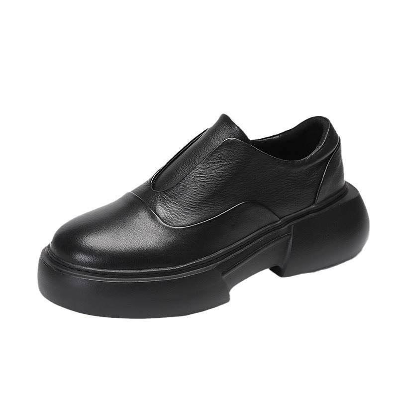 SENJIALUO Top Grain Cow Leather Cushioning Support Abrasion Resistant Lightweight Breathable Slip Resistant