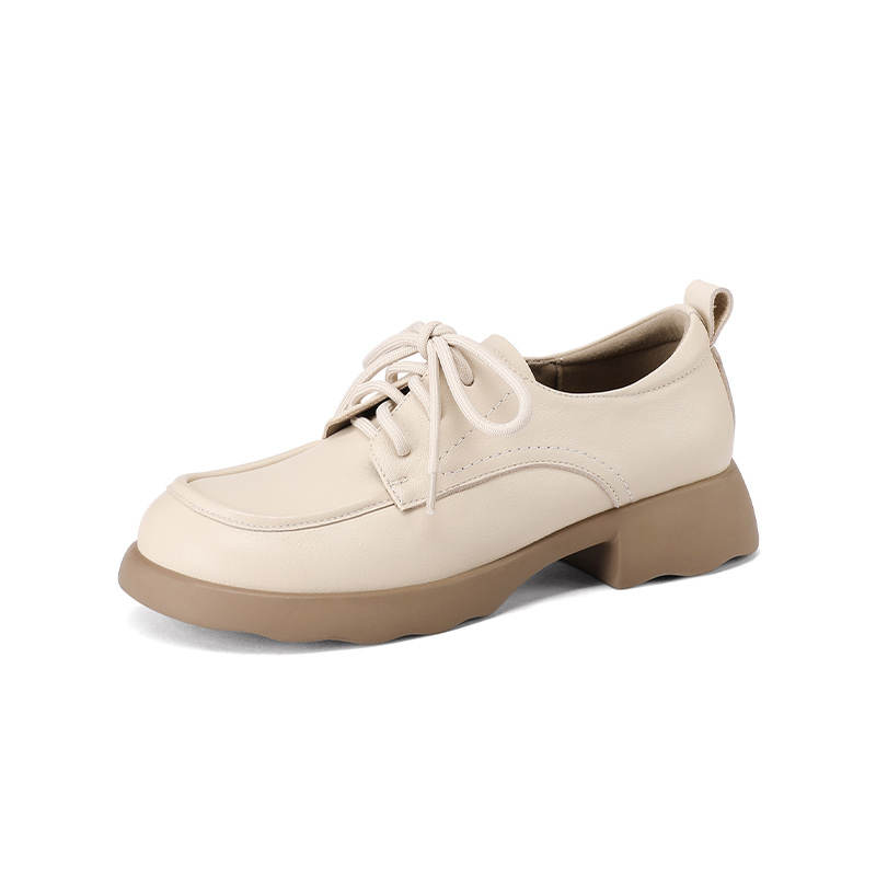 Mulinsen Top Grain Cow Leather Casual Shoes 3.5cm Women's