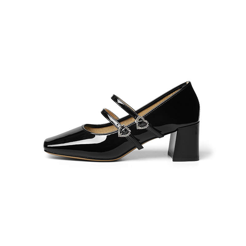 RED DRAGONFLY Synthetic Leather Mary Jane Shoes Women's