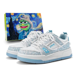 Pepe The Frog Low top Skateboard Shoes Unisex