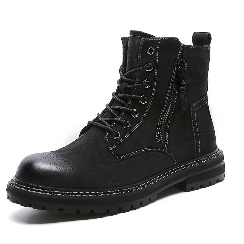 DAISHUTOU DAISHUTOU Short Combat Boots Unisex Black