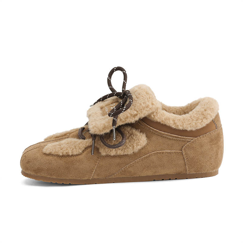 JOSINY Casual Shoes Women's Low Top Apricot/Khaki