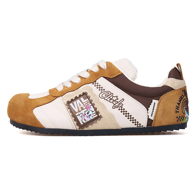 Joy&Mario Cow Split Leather Low top Casual Shoes Women's