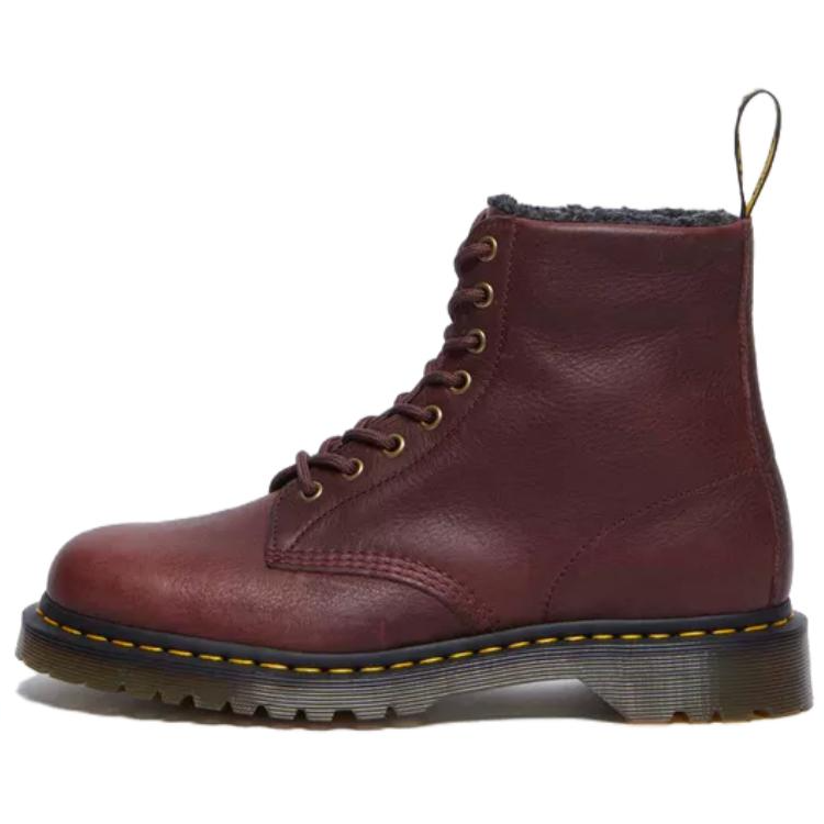 Dr.Martens Dr.Martens 1460 Leather Short Combat Boots Unisex Red