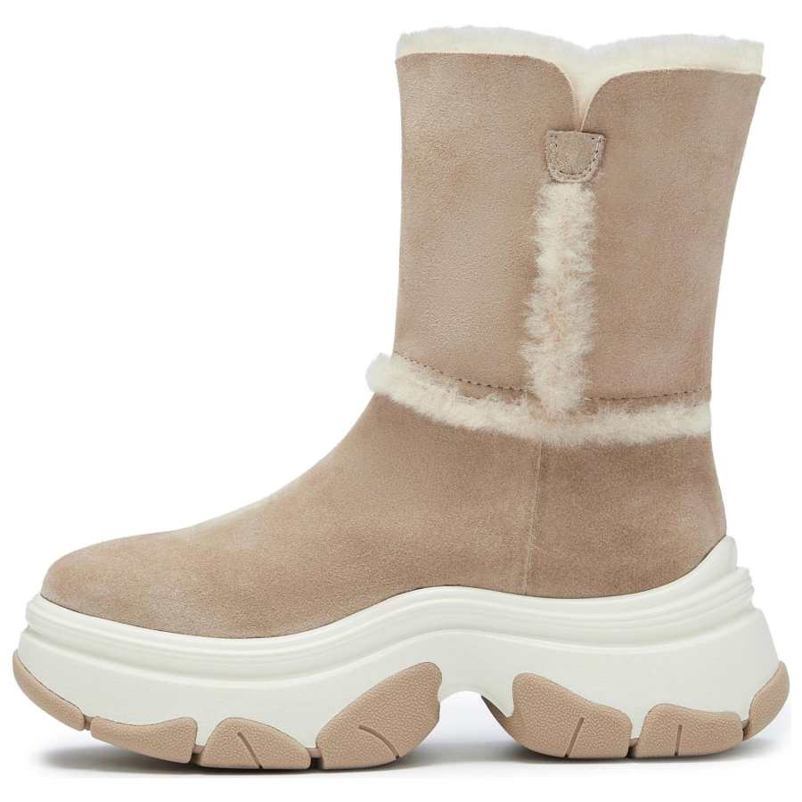 Staccato Fleece Latte Cow Split Leather Thermal