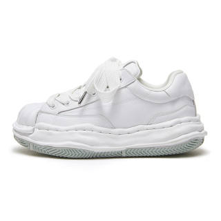 MASONONCE Shell Dissolve Shoes Slip Resistant Abrasion Resistant Low top Skateboard Shoes Unisex White