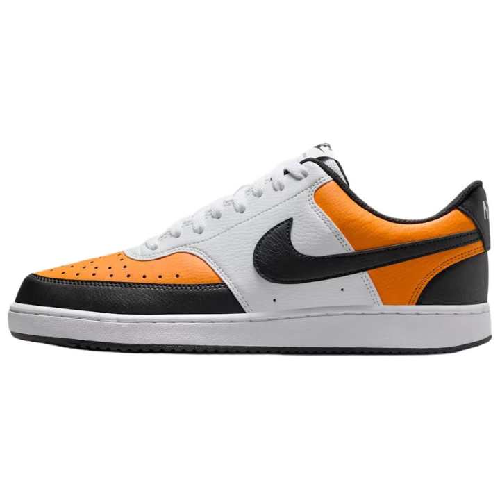 Nike Nike Court Vision Breathable Low top Skateboard Shoes Men's Yellow White Black