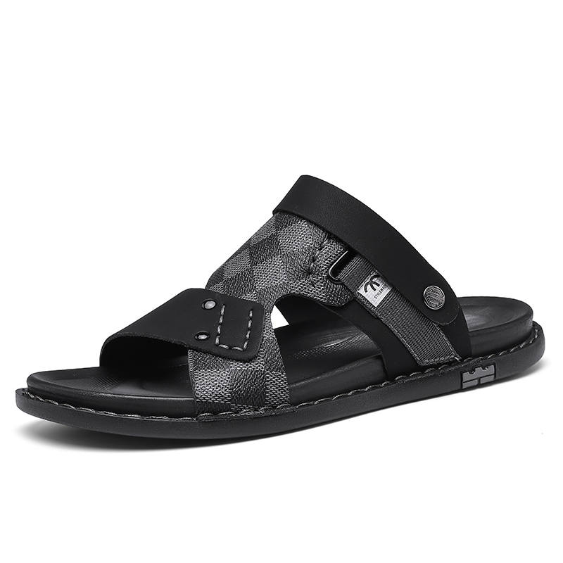 CAOZE Beach Sandals Men's Black, Brown