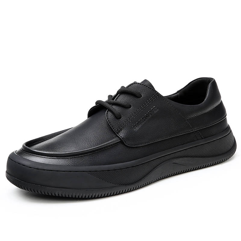 KACHILANG Men's Casual Shoes Men's Low Top Black