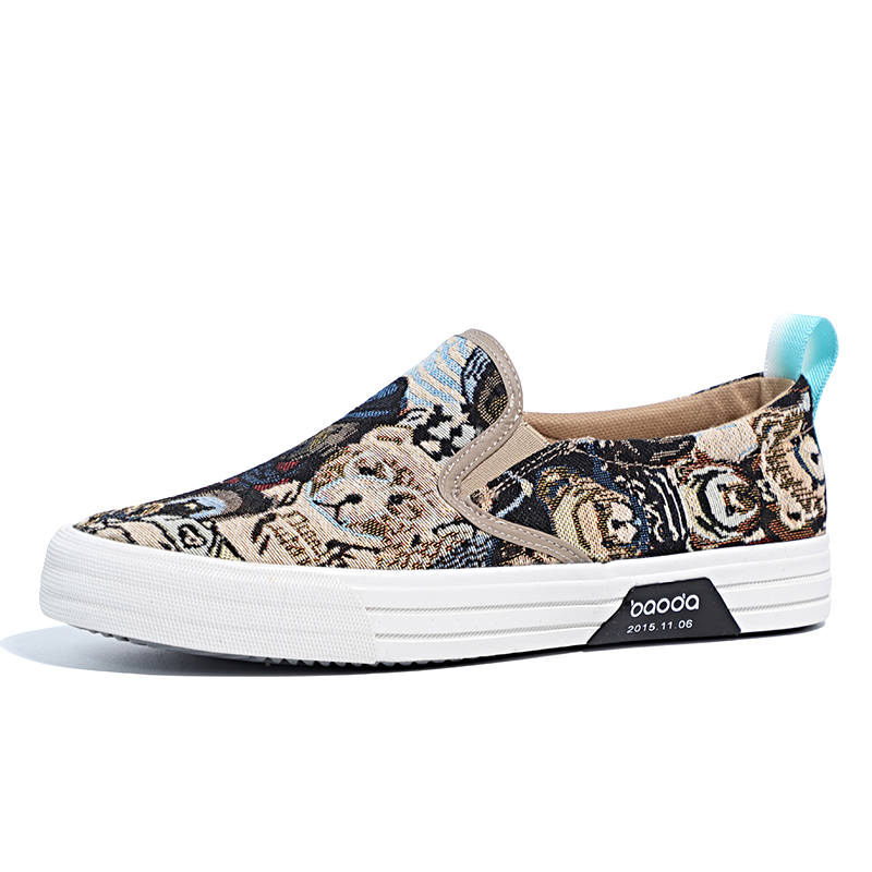 Baoda Breathable And Lightweight Low top Canvas Shoes Men's