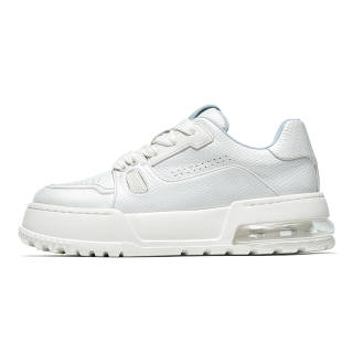 MOERBAI Marshmallow Cow Split Leather Height Increasing Height Increasing Low top Casual Shoes Men's
