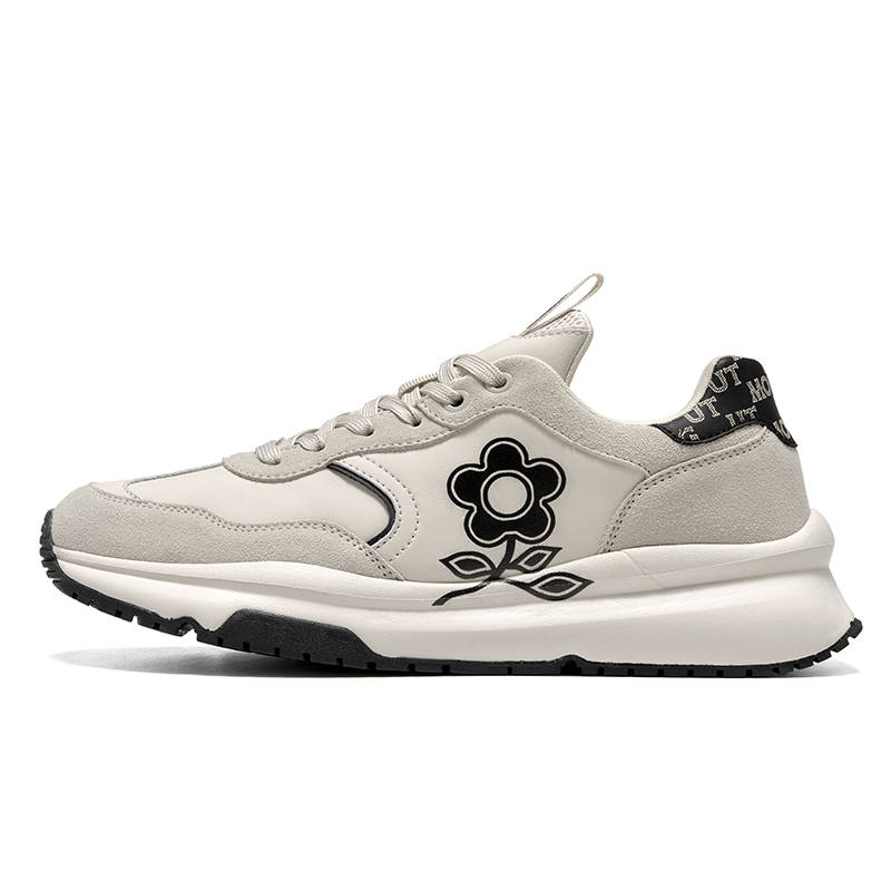 Montagut Casual Shoes Men's Low Top White/Beige/Black
