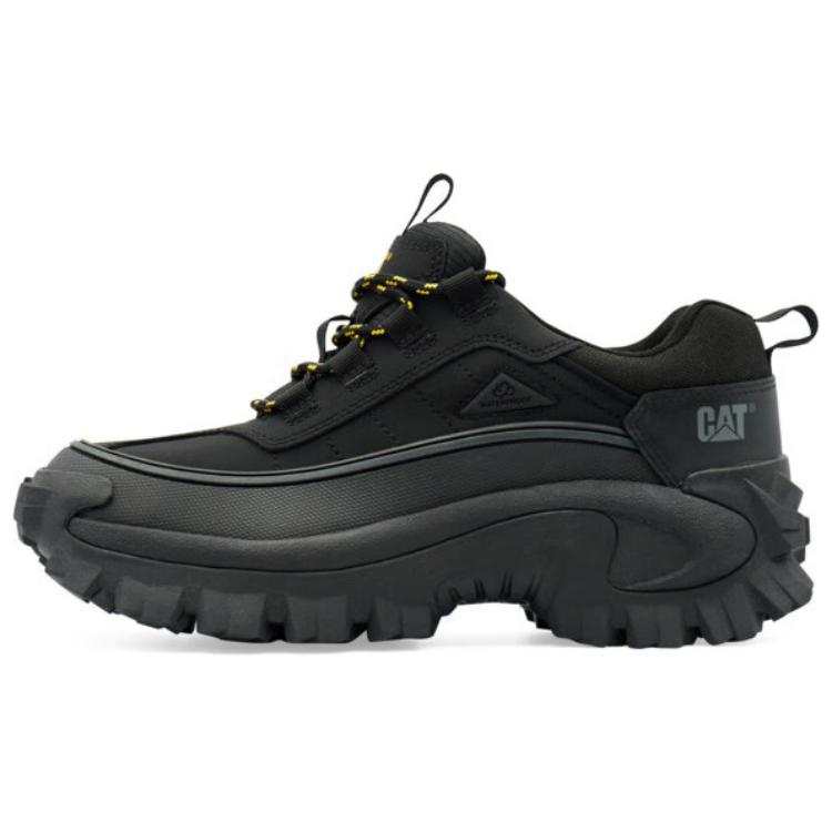CAT CAT Cow Split Leather Low top Casual Shoes Unisex Black