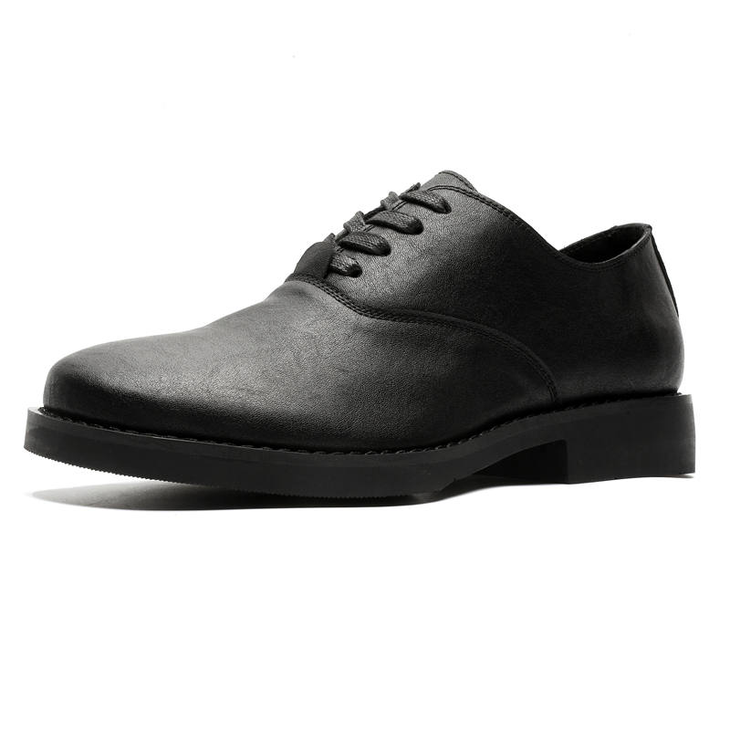KAQIAODI Cow Leather Dress Shoes Men's Black
