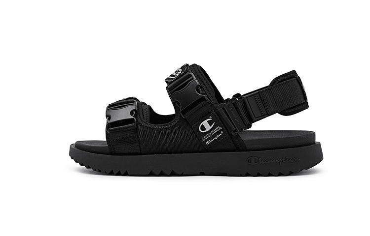 Champion Fabric One Strap Sandals Women's Black