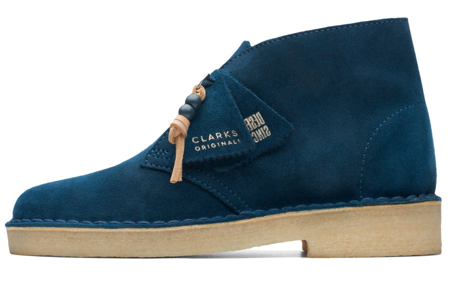 Clarks Clarks Cow Split Leather Ankle Boots Women's Blue