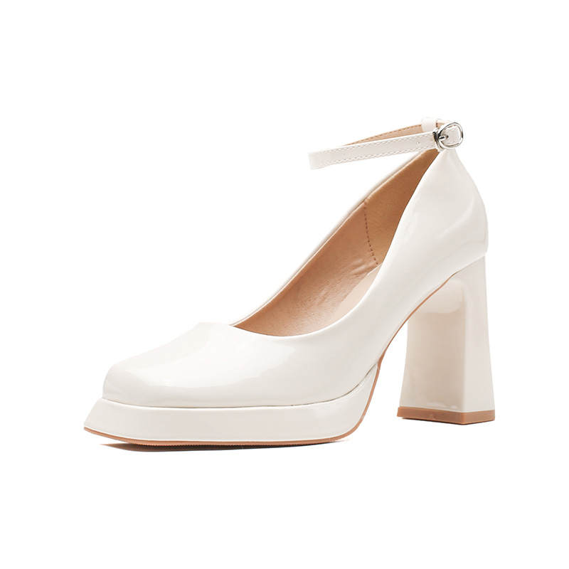 Zubumei Chunky Heel High Heels Women's