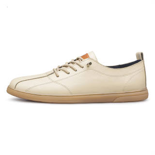 DAOTUSEN Cow Leather Abrasion Resistant Abrasion Resistant Low top Skateboard Shoes Men's
